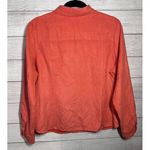 Northern Reflections Tailored Button Down XL Petite Coral Long Sleeve Woman's Photo 2