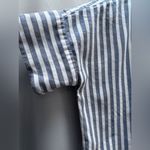 Madewell  Mira Women’s striped boxy button down top. Blue & white stripes, Small Photo 7