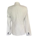 Banana Republic  Striped Cutaway Inverted Collar Blazer. Size 6 Photo 4