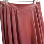Boutique CHIC VERSE Bubblegum Pink Velvet A-Line Maxi Skirt Sz L NEW Photo 1