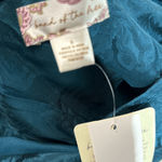 Band of Gypsies , Camille Teal Crop Top with Celene Layered Midi Skirt Small Photo 6