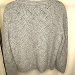 DKNY  Jeans Gray Solid Knit Sweater Photo 4