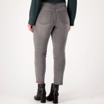 New Girl With Curves Raw Hem Ankle Length Girlfriend Jeans Gray Wash Size 4 Photo 1