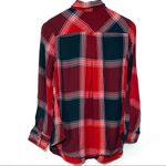 Isabel maternity red plaid blouse small Red Size undefined Photo 2