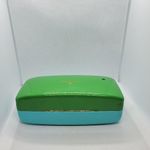 Kate Spade HP! Green & Blue Sunglasses Case Photo 3