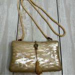 Mother of Pearl Vintage Plastic Diamond Pattern Evening Clutch Crossbody Girly Photo 14