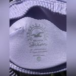 Hollister  co-ord rib skinny wrap scoop bikini top in lilac Photo 8