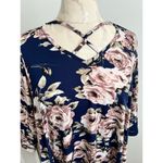 Southern Stitch Floral Knee Length 3/4 Sleeve Dress *No Size Tag* (Like L/XL) Photo 1