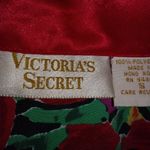 Victoria's Secret  S Red Pink Tulip Satin Robe Photo 1