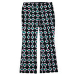 Anthropologie MAEVE The Margot Kick-Flare Cropped Black Green Pants XS PETITE Photo 5