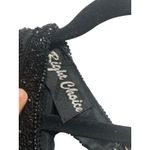 Vintage Right Choice Silk Beaded Gown Black Evening Dress 1980s Made in India Size 6 Photo 11