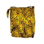 Melrose Short Wrap Skirt Size Large Animal Print Spotted Pull On Photo 1