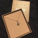 Zales ✨HP✨Oval Tanzanite & Diamond Accent Frame Pendant✨ Photo 3