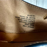 Kenneth Cole Reaction Navy Blue Leather Sandals Gold Hardware Summer Nautical Brown Size 9.5 Photo 3