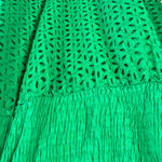 MODA International 100% Cotton Green Eyelet Lined Tank Mini Dress Size M Size M Photo 2