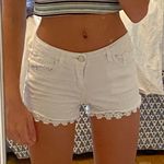 Vanilla Star Jeans White Mini Shorts Photo 0