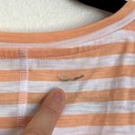 NWT J. Crew Factory Girlfriend Striped Tank Top in Washed Melon BY944 Orange Size L Photo 8