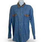 Vintage HGNY Denim Shirt Blue Size M Photo 0