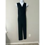 Yumi Kim BLACK VIRGINIA MATERNITY POSTPARTUM WIDE LEG JUMPSUIT EUC SIZE XXL Photo 4