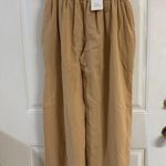 Rosa Clothing NWT Rosa Tan Smocked Waist Pants Photo 2
