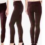 Paige Hoxton ankle cropped plum purple velvet 29 pants Photo 1