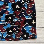 A pea in the pod Taylor step stripe floral burgundy blue size small dress Photo 6