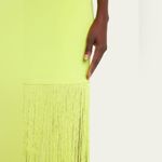 Alice + Olivia  Steph Scoop-Neck Fringe Maxi Dress, Size Small, $398 Photo 4