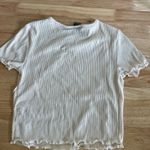 Wild Fable Women's Almond Short Sleeve Seamed Baby T-Shirt - Size Small - NWT Photo 6