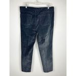 Talbots Flawless Five Pocket Black Sparkle Corduroy Pants Women Size 14 Photo 2