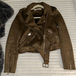 ZARA  Moto Suede Jacket Biker Photo 0