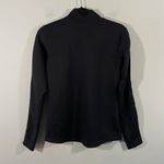 Nike  Pro Women's Black Silver Giltter Tape Mock Neck Therma Fit Top Size S Photo 8