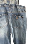 Guess  Denim Overalls Women’s Medium Wash Button Front Wide Leg Jeans Vintage Y2K Photo 7