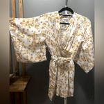 SADIE & SAGE Girl From Ipanema Romper – Taupe Gold – Size Small Tan Photo 2