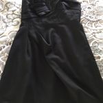 MM Couture Black Strapless Dress Photo 0