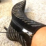 Rue 21 Black Embellished Ankle Boots Photo 5