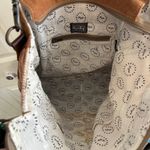 Myra Bag coral leather cowhide crossbody tote bag Pink Photo 5