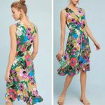 Plenty by Tracy Reese Anthropologie Multi Daphne Floral Wrap‎ Dress Medium Pink Photo 1