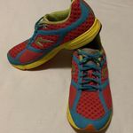 EUC Newton Gravity Athletic Running Tennis Shoes 9.5 Pink Blue Yellow 000213 Photo 0