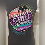 Womens Red Hot Chili Peppers Sleeveless Grey Top Size XS Gray Photo 1