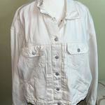 Old Navy  cropped denim Calla lily button down jacket, size  2X Photo 2