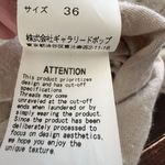 Pas de Calais M Wool Cotton Textured Long Sleeve Sweater Taupe Made In Japan 36 Size M Photo 6