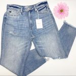 KanCan High Rise Distressed Mom Jeans: Light Stone Wash Size 30 Photo 5