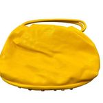 Yellow faux leather button multi color clutch handbag SKU CS8019/2783971 Size M Photo 4