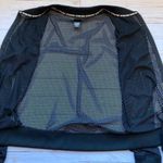 Victoria's Secret Sport All Over Mesh Bomber Jacket Black Sz S Photo 6