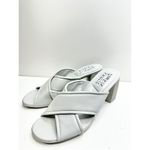 Naturalizer  Sandals Womens 8.5 Gray Genn-Rhythm Criss-Cross‎ Open Toe Heels Photo 2
