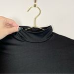 Bumpsuit The Ashley Black 1/2 Sleeve Mock Neck Maternity Bodysuit Size Small Photo 5