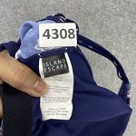 Island Escape Women's Tankini Blue Strappy Cross Back Size 12 Pink Swim top Photo 3