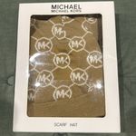 Michael Kors Scarf and Hat Set - Beige with MK Logo Photo 0