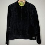 Ruff Hewn VTG Black Suede Moto Jacket Womens XL Zip Front Minimalist Street Edgy Photo 0