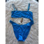 SKIMS  Signature Swim Strapless Monokini Turquoise Size 3X Photo 2